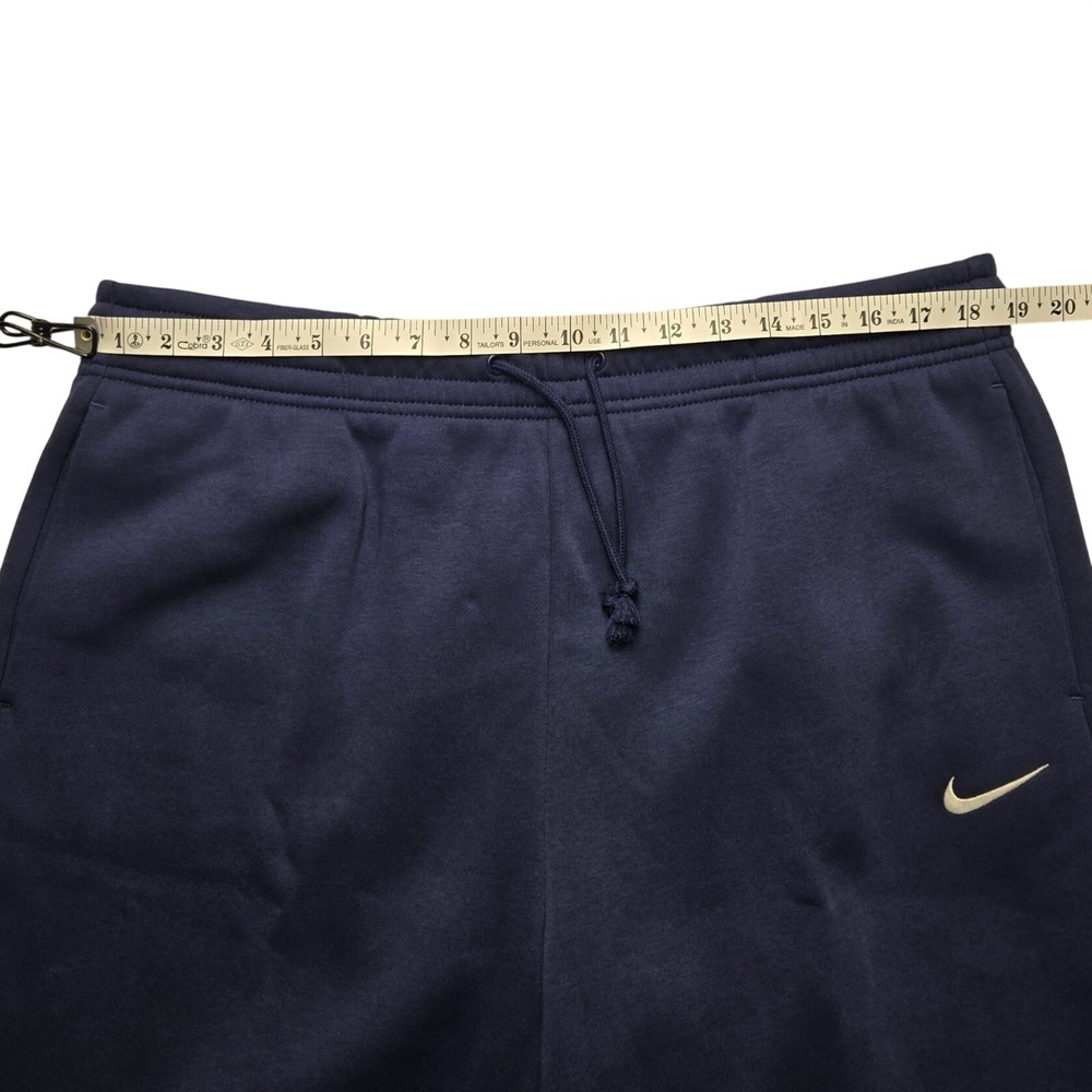 Nike Womens XL Phoenix Fleece Wide Leg Sweatpants Navy Blue High Rise Standard - Picture 12 of 14